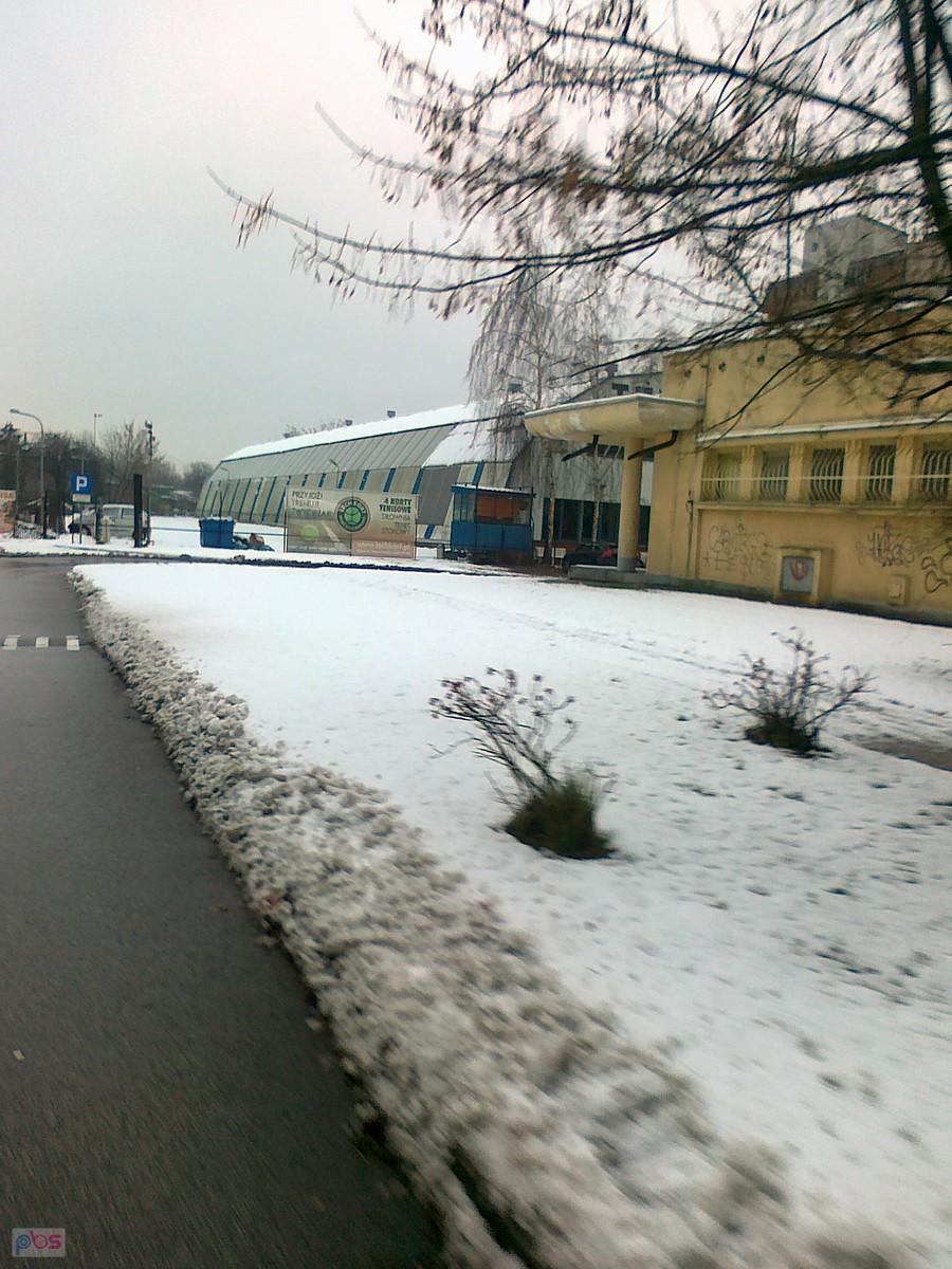 Wczoraj spadło trochę śniegu