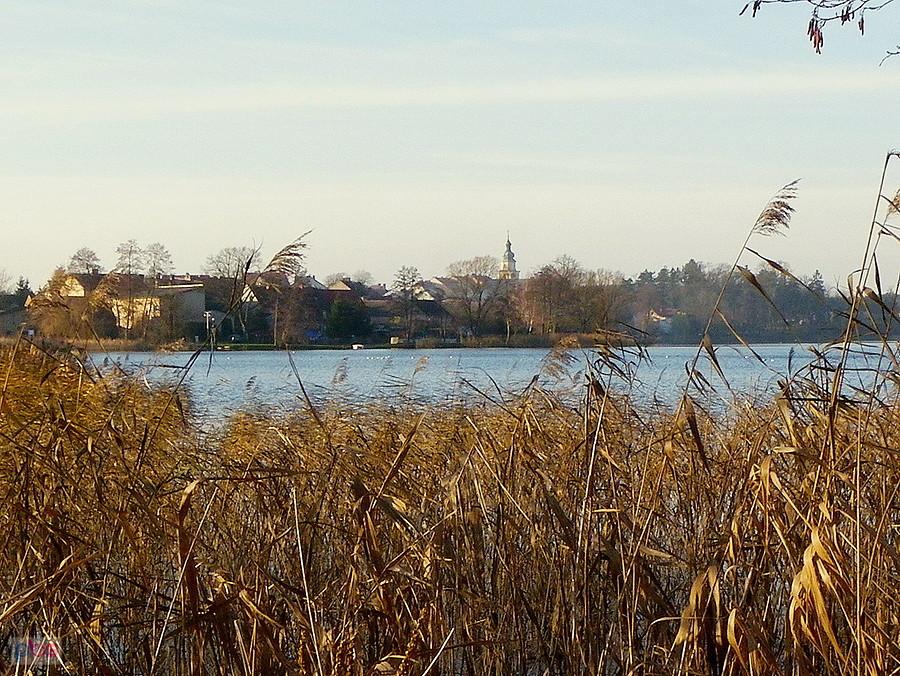 Panorama Pszczewa widziana z półwyspu Katarzyna
