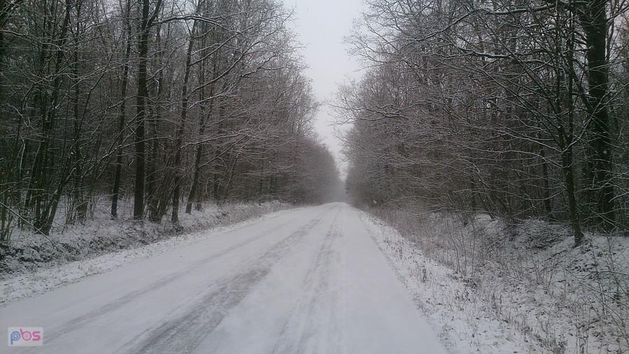 Trochę śniegu spadło