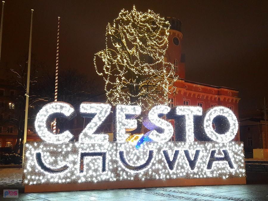 Świąteczna iluminacja Częstochowy A. D. 2017 VIII