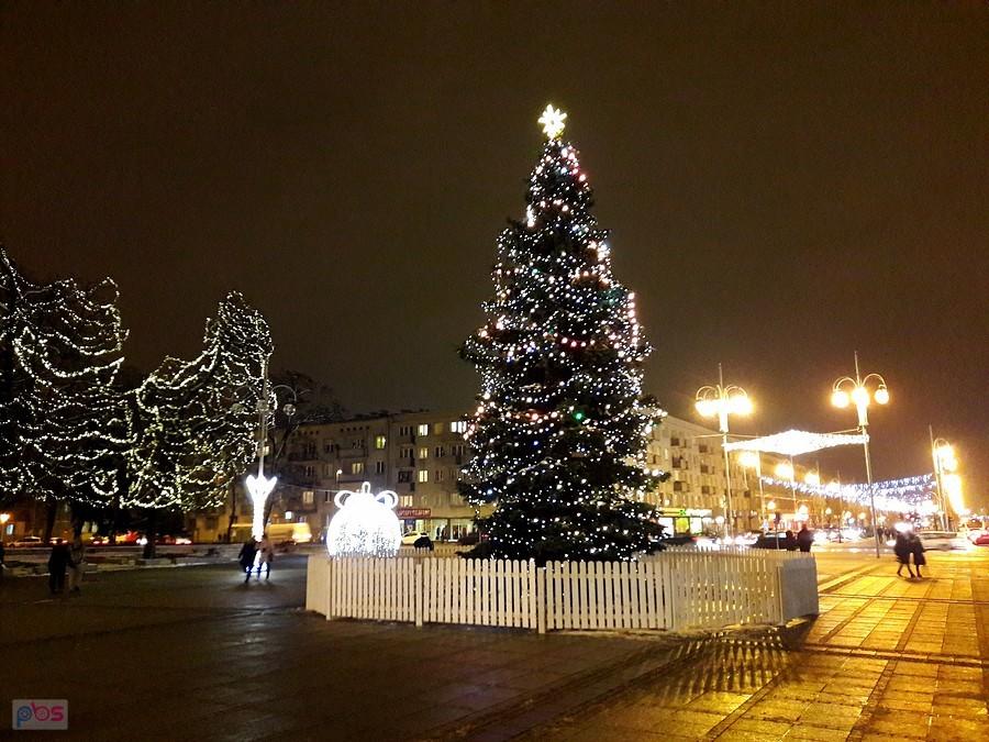 Świąteczna iluminacja Częstochowy A. D. 2017 IV