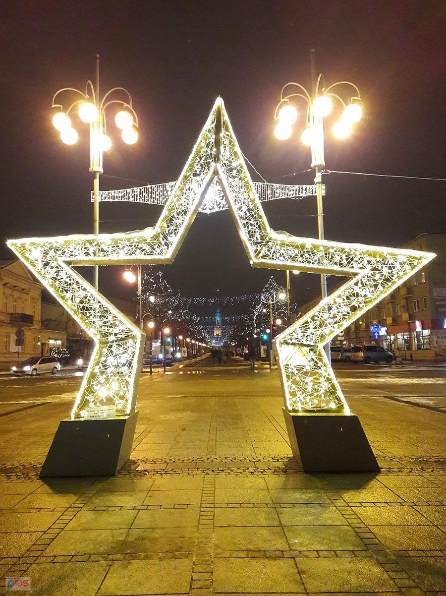 Świąteczna iluminacja Częstochowy A. D. 2017 II