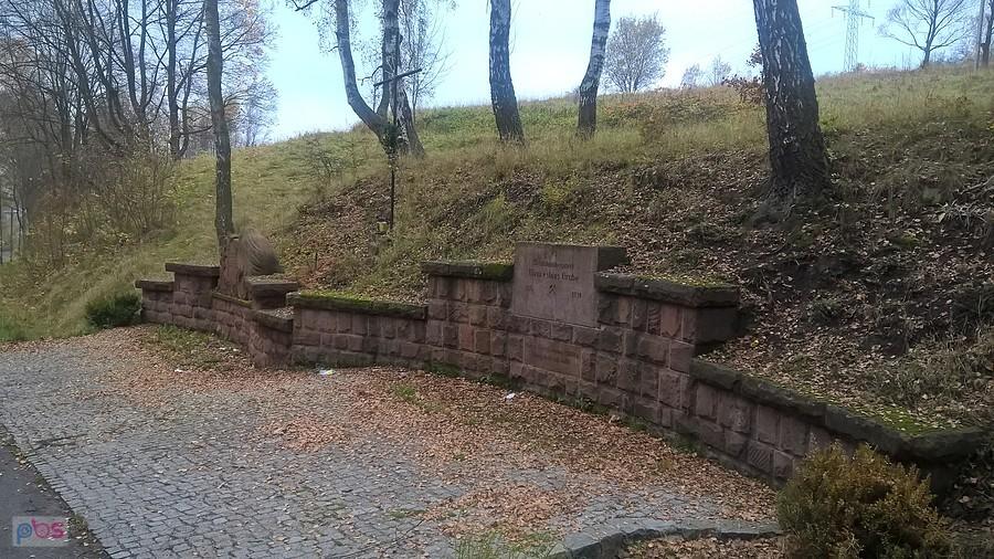 pomnik po byłej kopalni