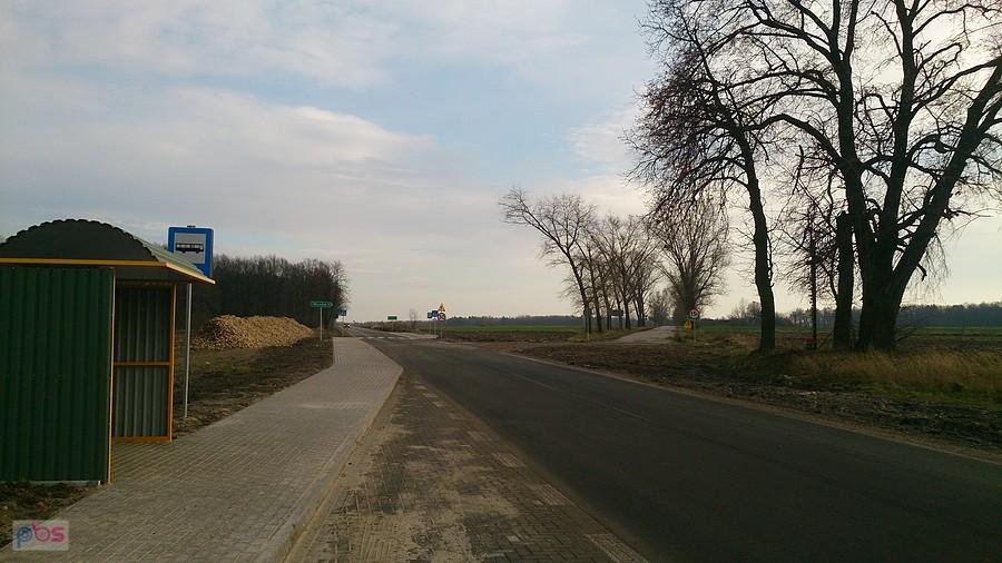 Zmieniony krajobraz dzięki nowemu asfaltowi