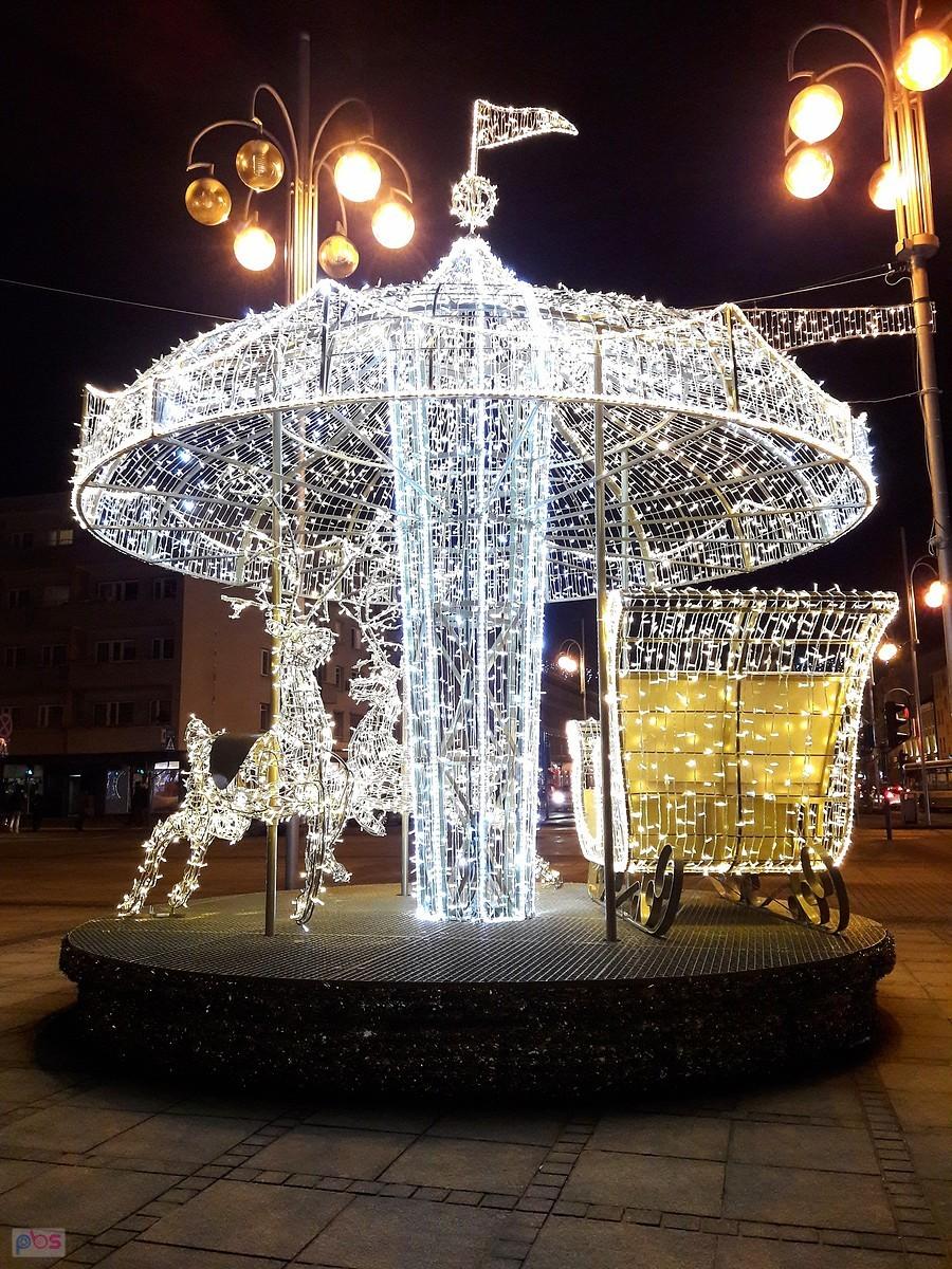 Kolejny element świątecznej iluminacji Częstochowy.