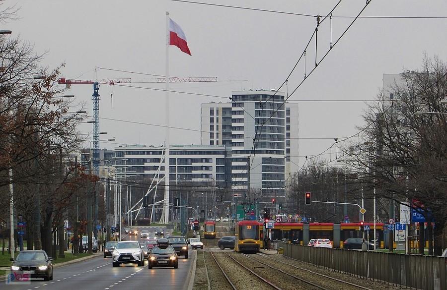 Maszt Wolności na rondzie Babka