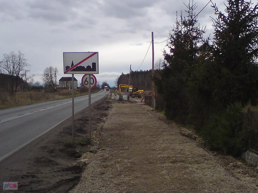 Budowa ddr w Lubszy