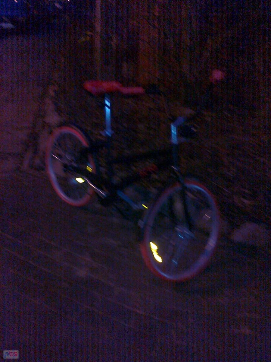 A rowerek dalej stoi