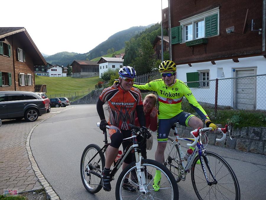 Disentis (Schweiz) - wieczorna rozgrzewka