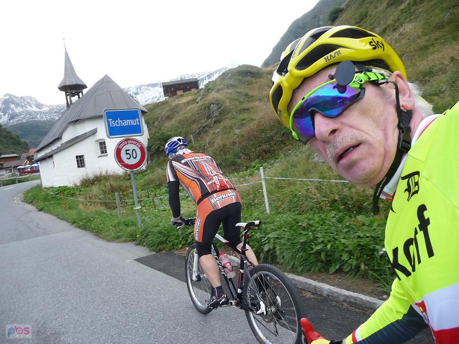 Disentis (Schweiz) - wieczorna rozgrzewka