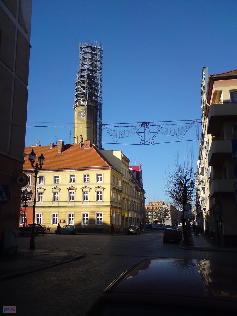 Symbol Brzegu, wieża ratuszowa w remoncie