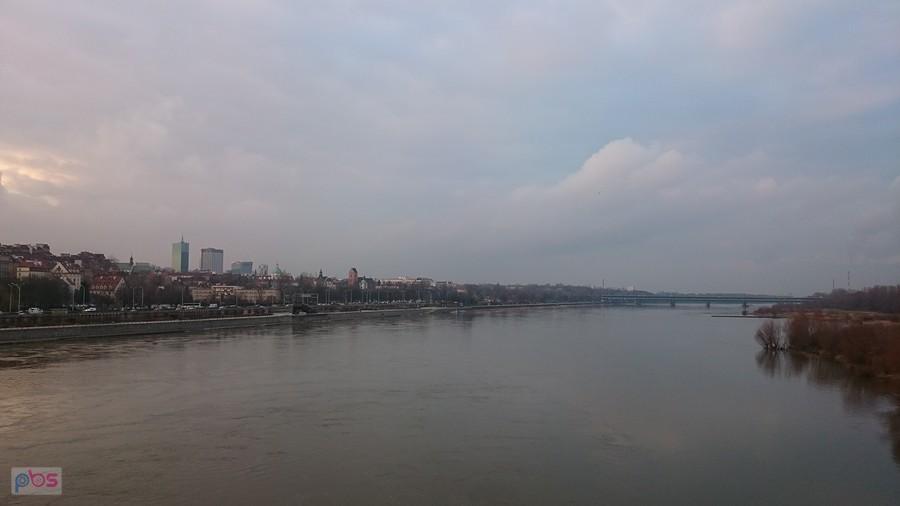 Wisła z mostu Śląsko-Dąbrowskiego