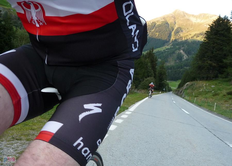 Wieczorny podjazd pod Lukmanierpass