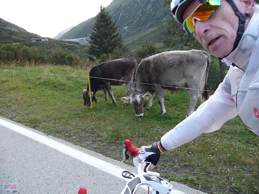 Wieczorny podjazd pod Lukmanierpass