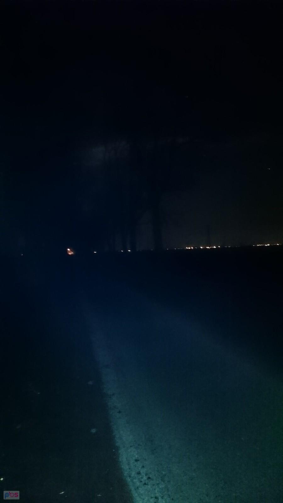 Droga tuż przed Lesznem