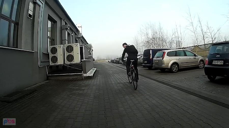 Marcin przyjechał na rowerze :)