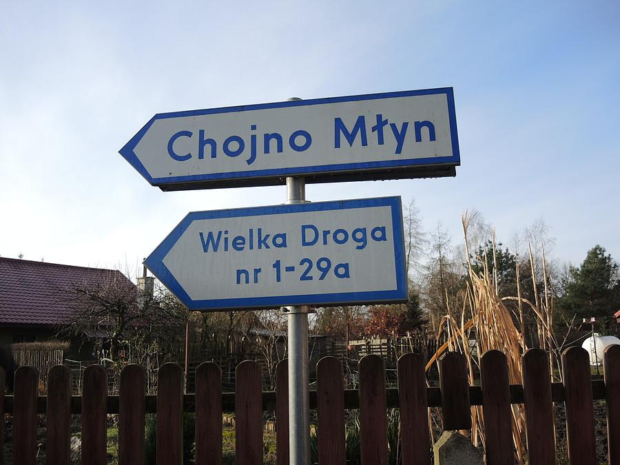 Kierunek Chojno Młyn