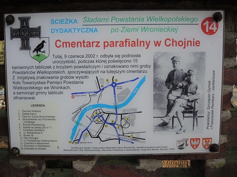 Śladami Powstania Wielkopolskiego - cmentarz w Chojnie