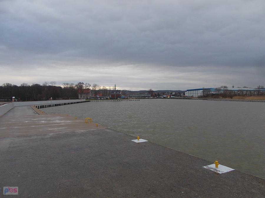 Pusty port w Tolkmicku
