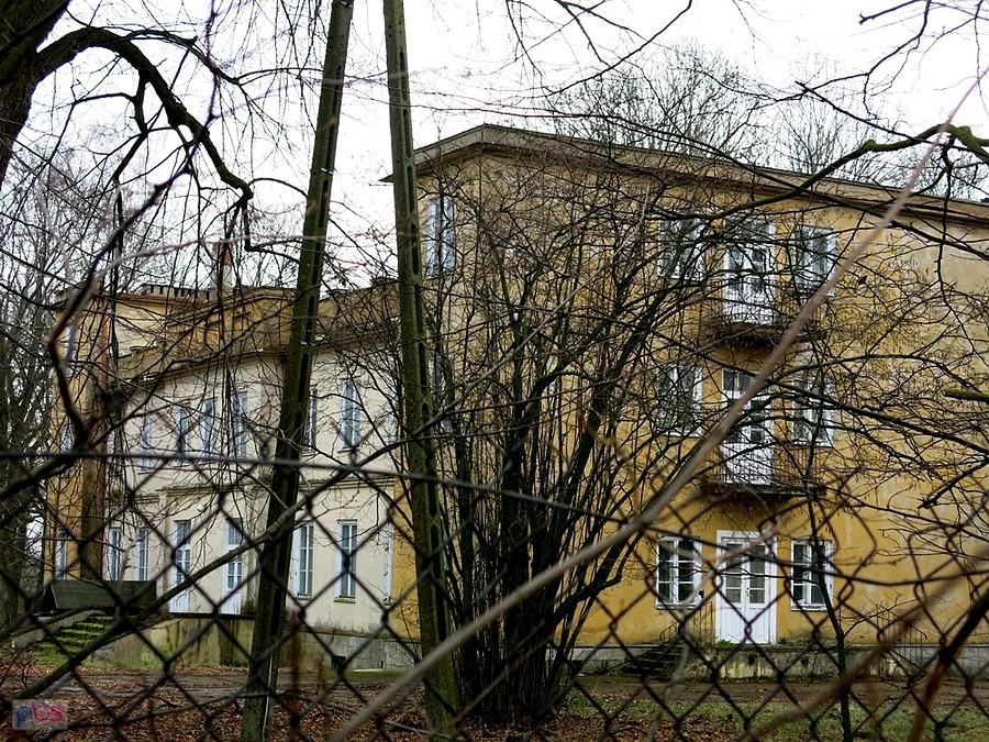 Forma pałacu wzniesiony na fundamentach dworu z XIX w. - Remiszewice
