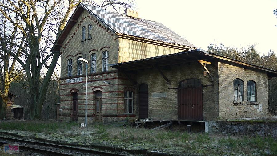 Gorzyca, nieczynna stacja kolejowa