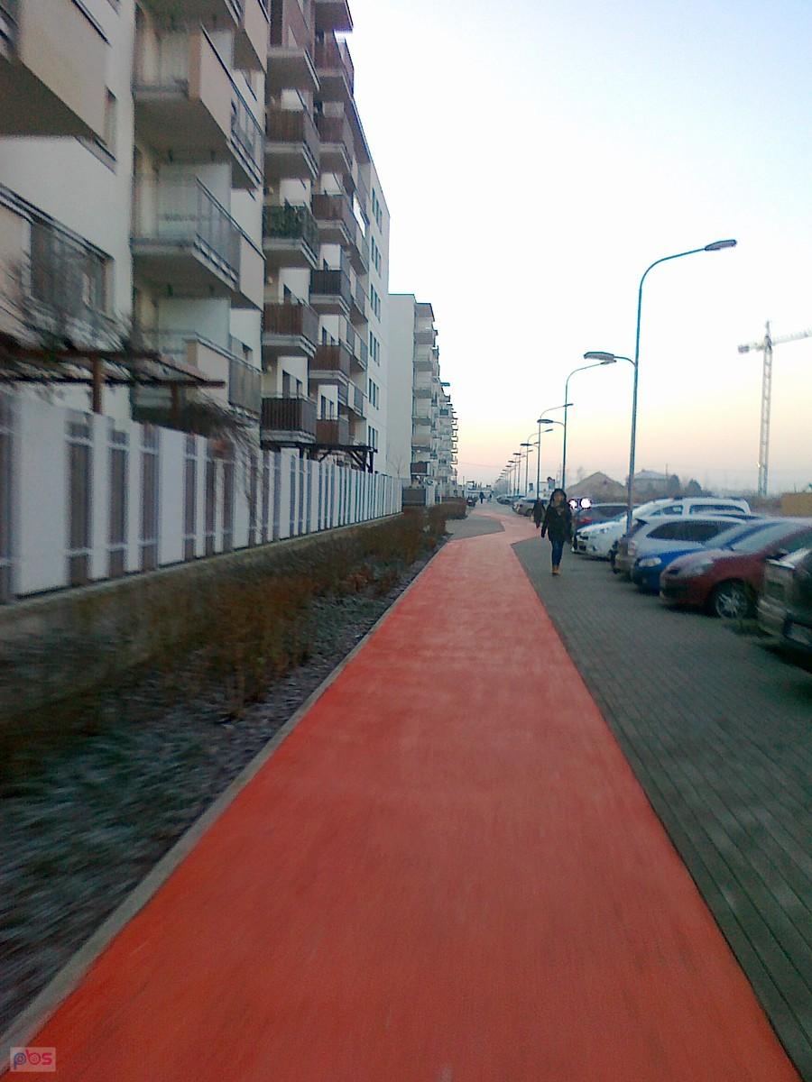 Ddr na Rayskiego widoczna, bo pomalowana