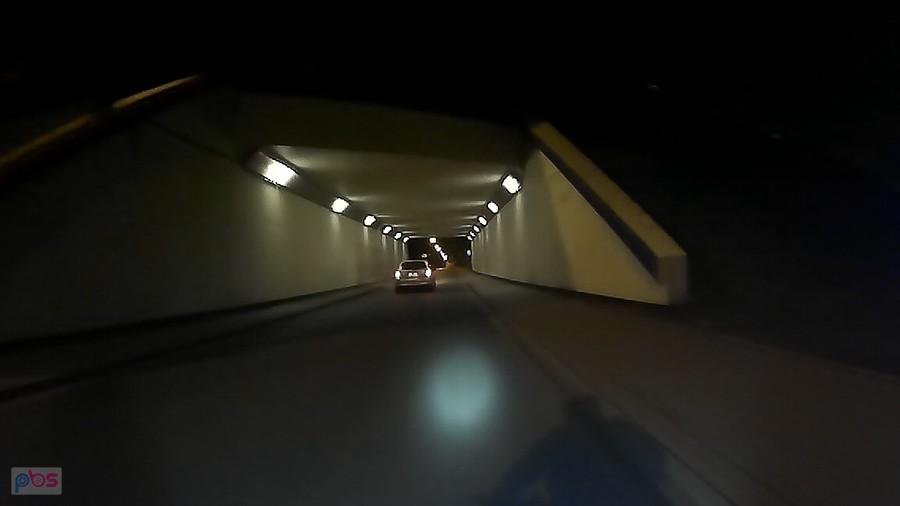 W tunelu pod DTŚką w Zabrzu