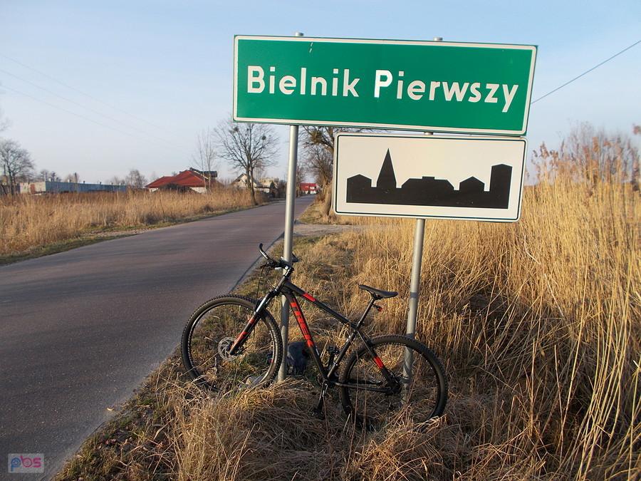 Trek znaleziony przy tablicy Bielnik Pierwszy