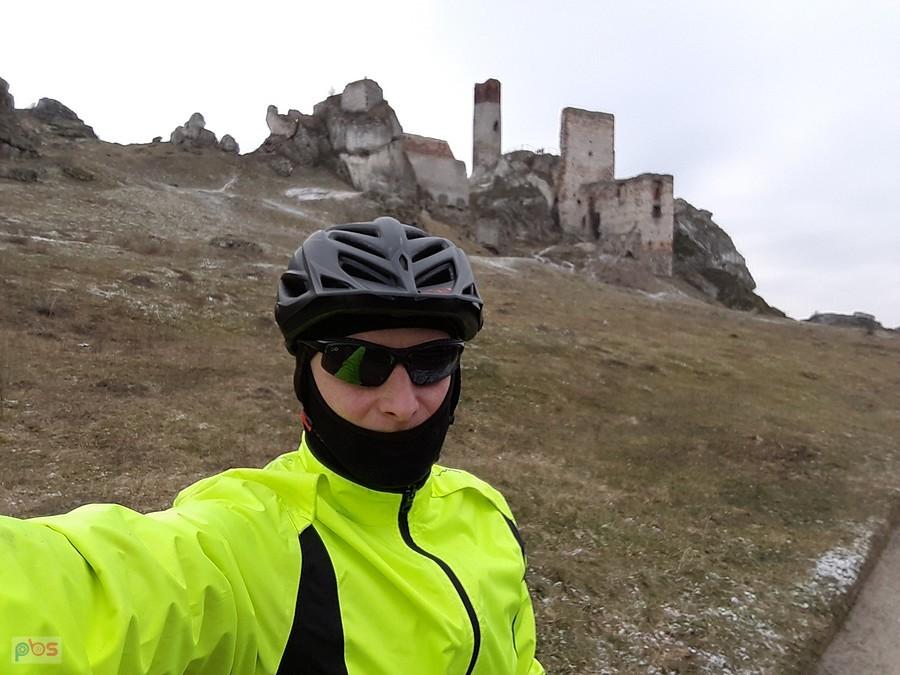 Selfik na zamku w Olsztynie.