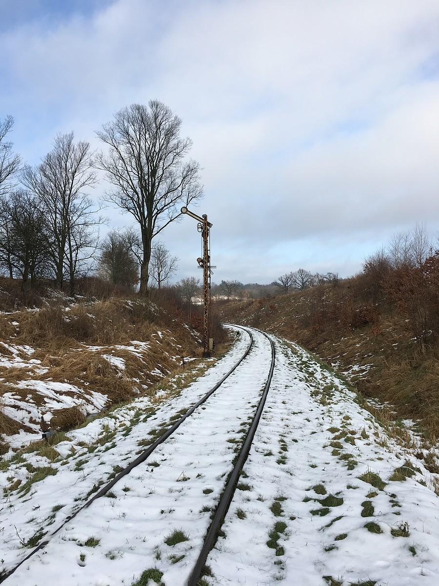 Trasa kolejowa w Goraju