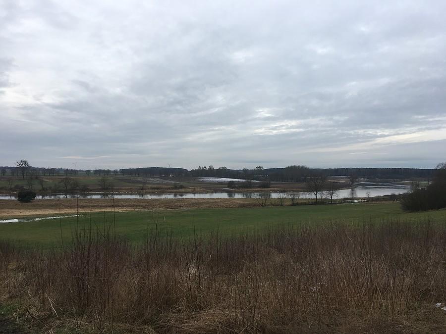 W drodze do Mokrza - widok na Wartę