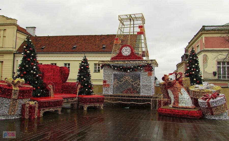 Dekoracje świąteczne na Krakowskim Przedmieściu