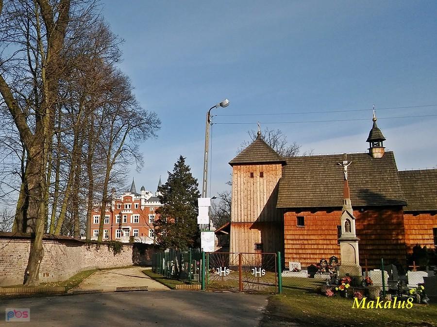 Kościół i pałac w Szałszy