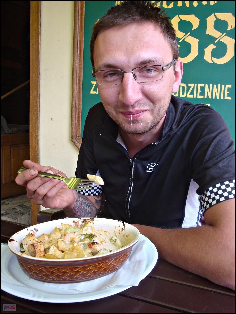 Kotlina Kłodzka 2012; posiłek w restauracji