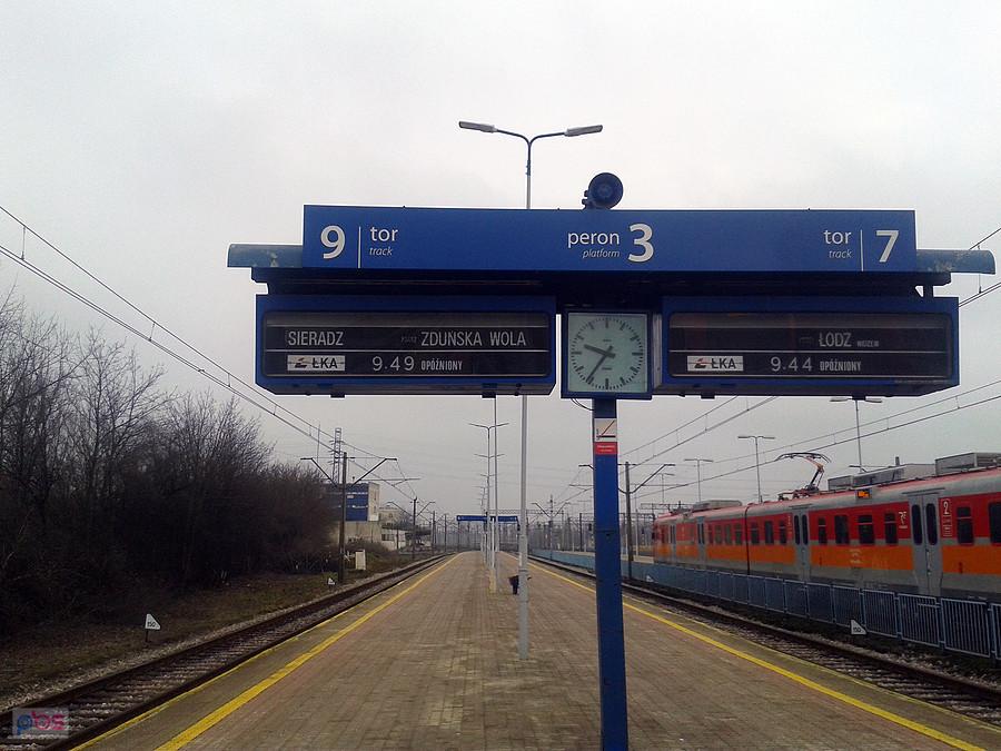 Dworzec Łódź Kaliska - Kierunek Sieradz