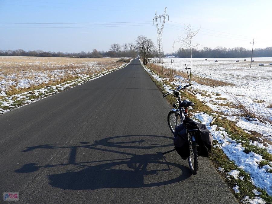 Droga Przecław - Kurów nieco ponad 2 km.
