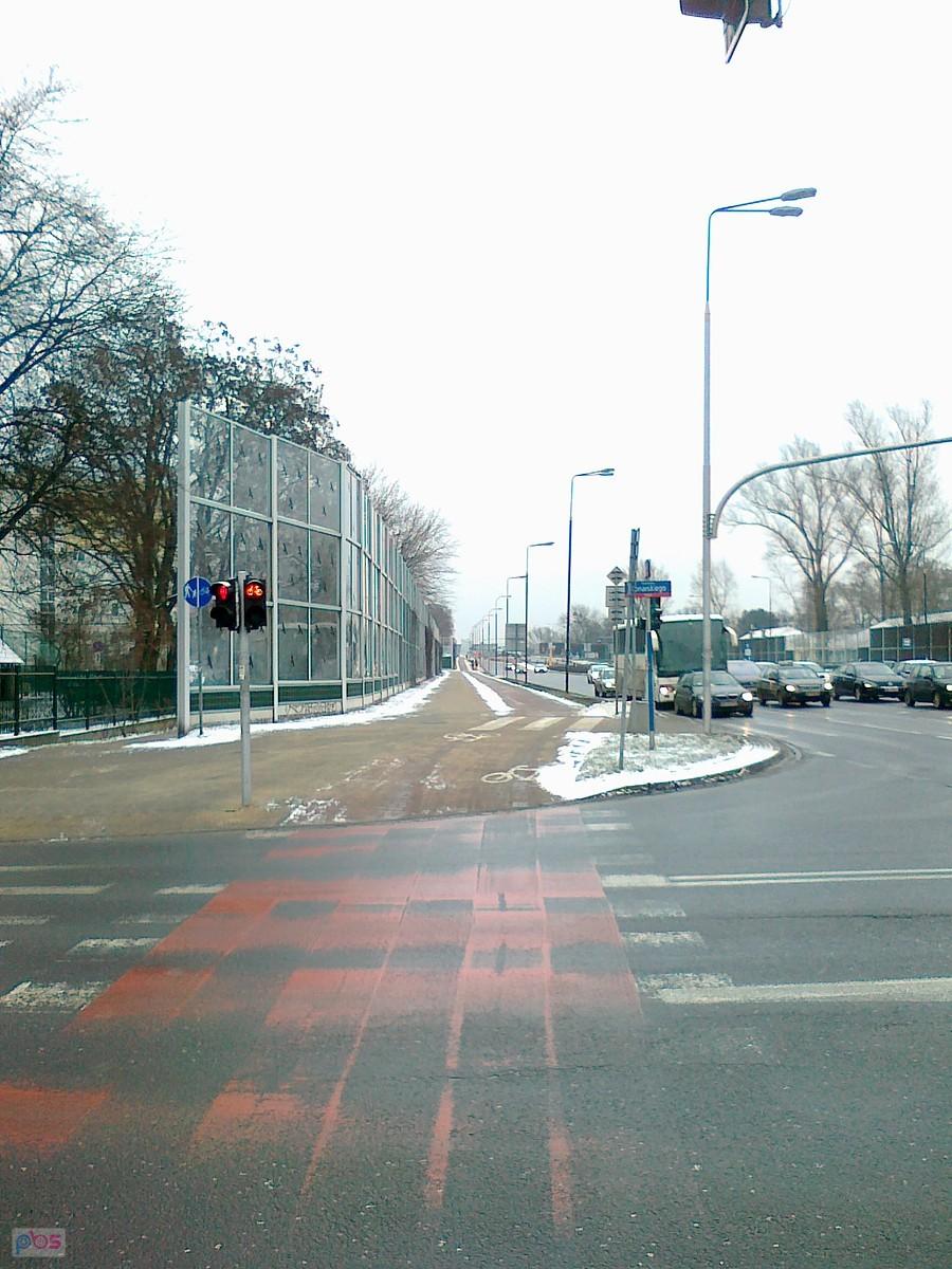 A na Górczewskiej dziś odśnieżyli ddr, może drugi raz w tym roku, ale jednak...