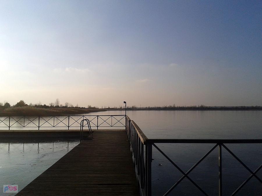 Zbiornik Przykona widok na zachodni brzeg