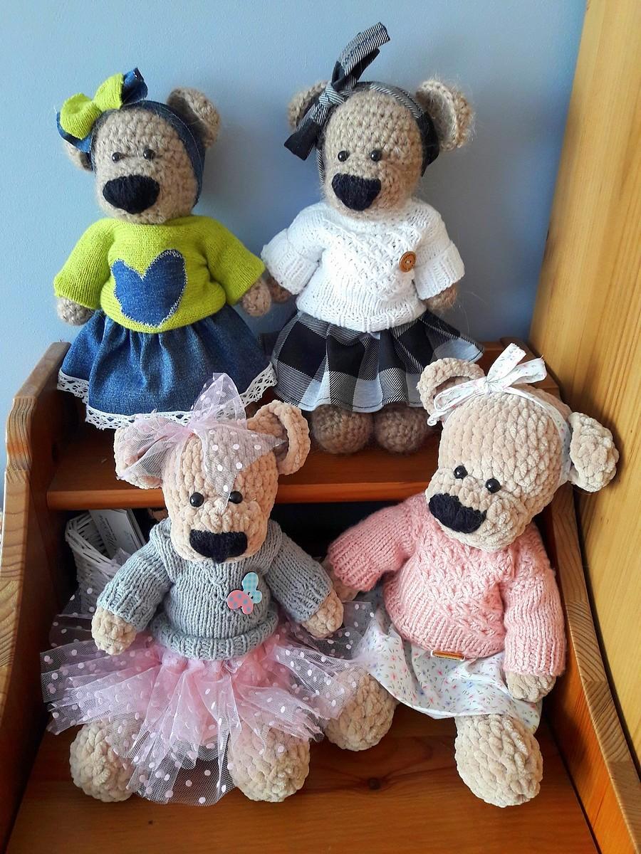 Powód dzisiejszej kurierki: Misie hand made ;)