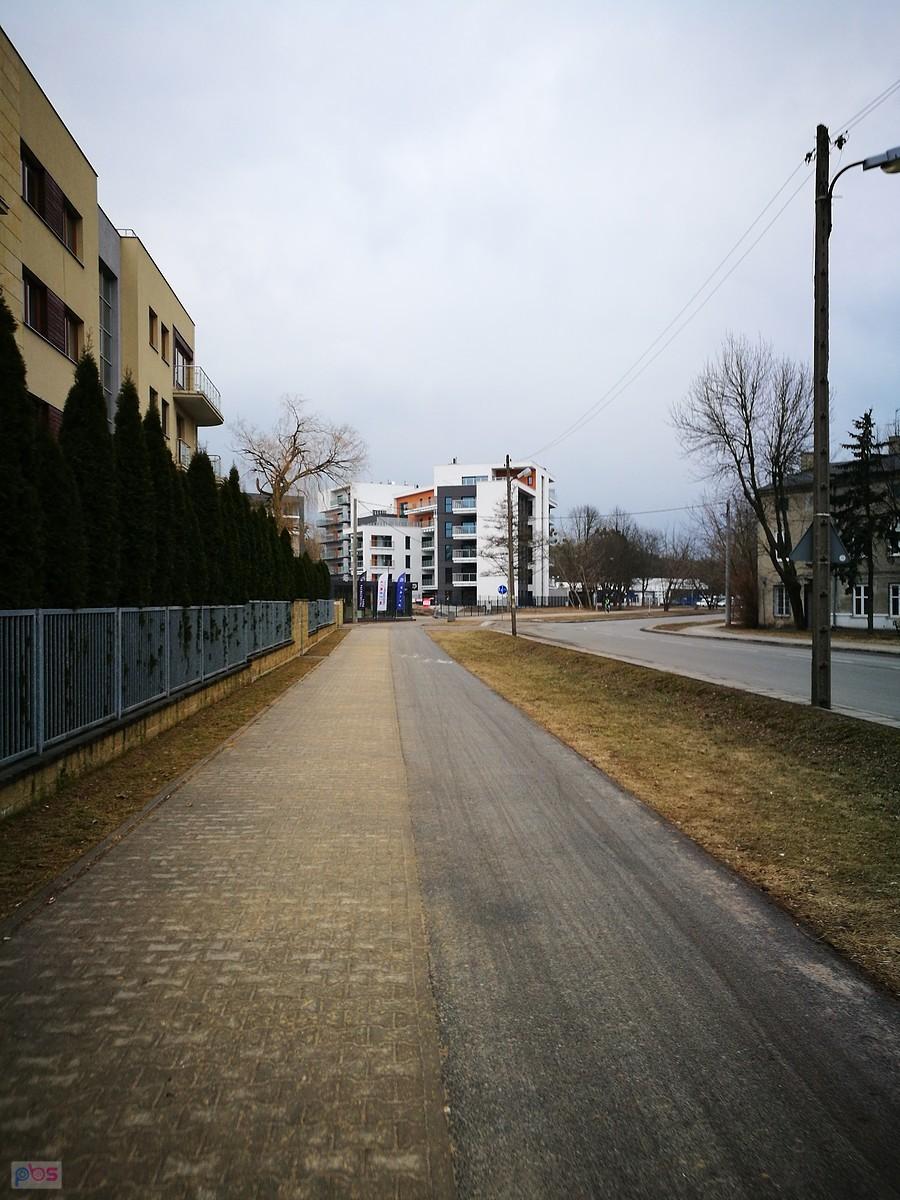Ścieżka rowerowa wzdłuż Srebrzyńskiej