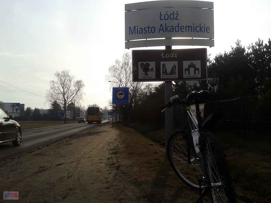 Łódź, wjazd od Aleksandrowa