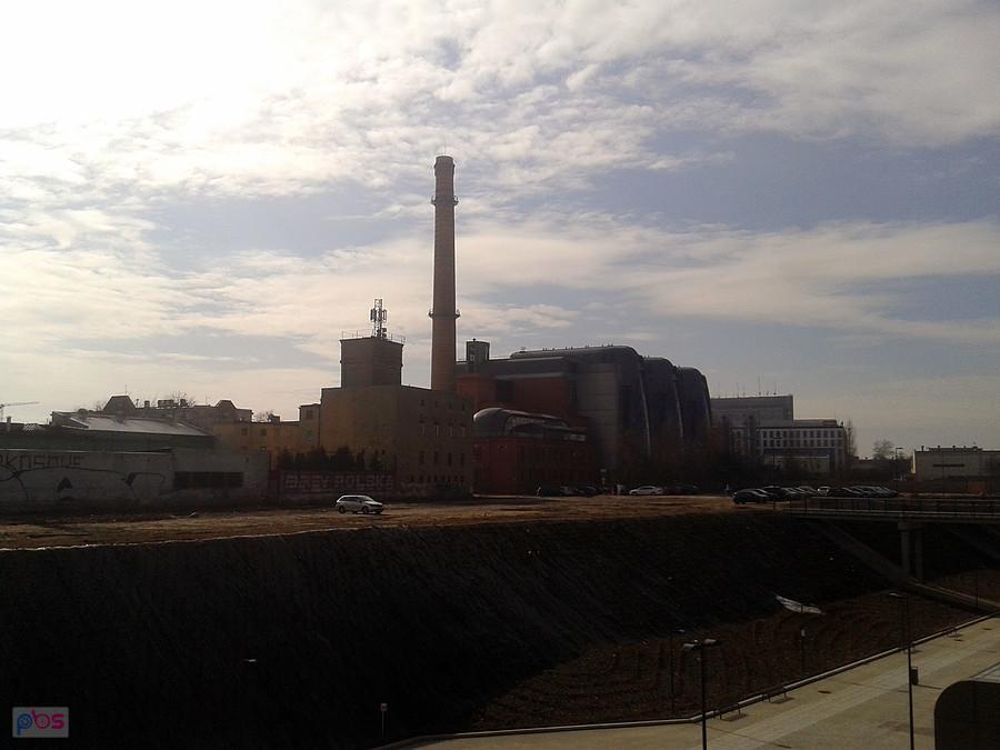 EC1 - Łódź, widok z Dworca Fabrycznego
