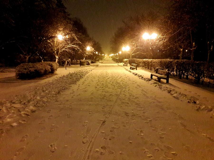 Promenada Niemena w marcowej, zimowej szacie I.