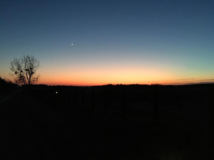 Takie ładne niebo nad Walkowicami