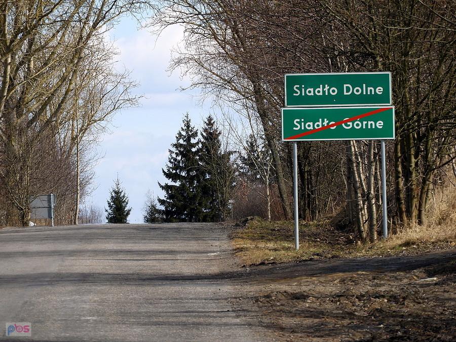 malownicza droga przez Siadła .