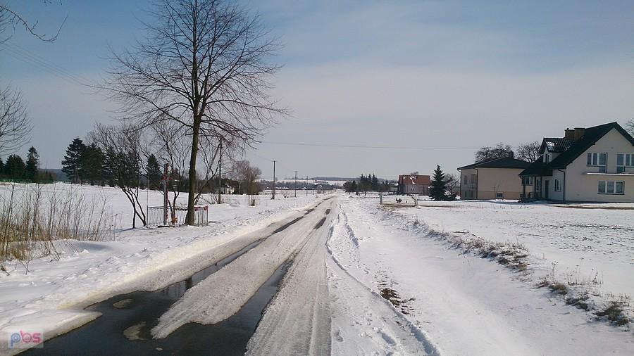 Lokalny asfalt w Bystrzycy