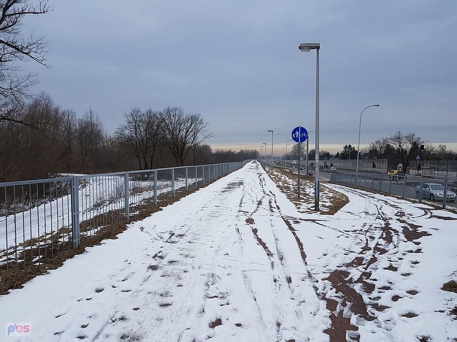 Zaśnieżony Wał Miedzeszyński