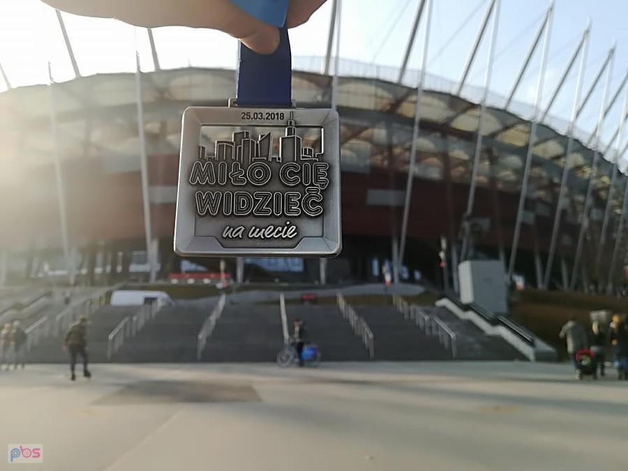 Medal cieszy