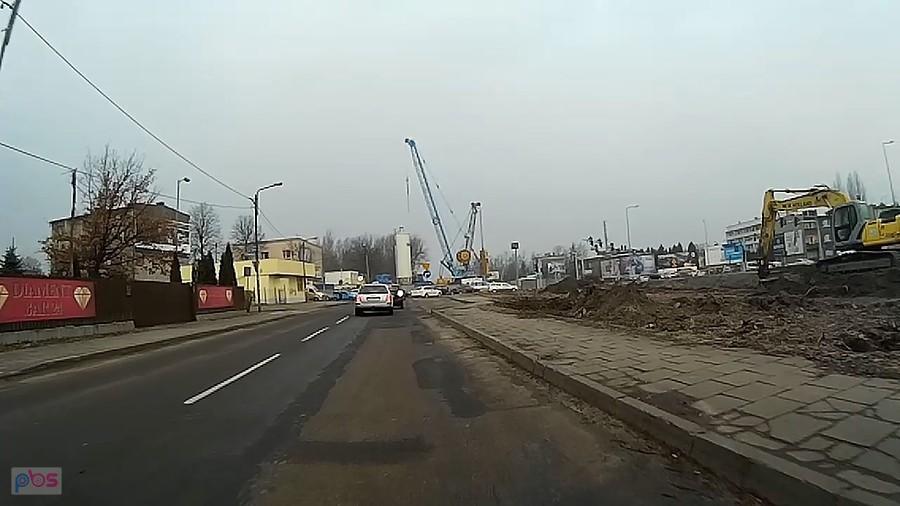 Plac budowy koło Famuru
