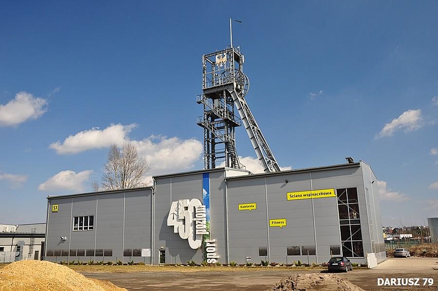 Sosnowiec Sielec - Na terenie byłej Kopalni Sosnowiec znajduje się Poziom 450